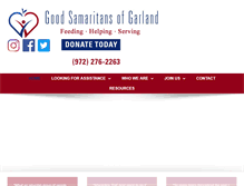 Tablet Screenshot of goodsamofgarland.org